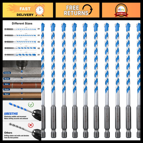 Concrete drill bit set - concrete,